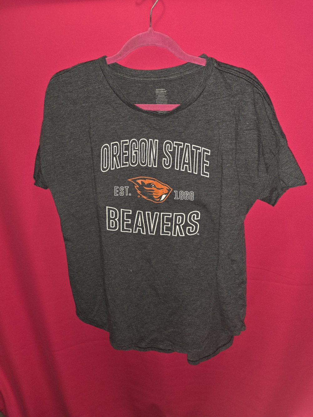 Oregon State Beavers Short Sleeve Tee - Charcoal